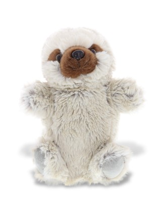 Cute sloth plush hand puppet