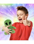 Cute green alien plush toy