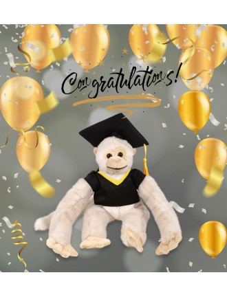Graduation commemorative gibbon plush toy