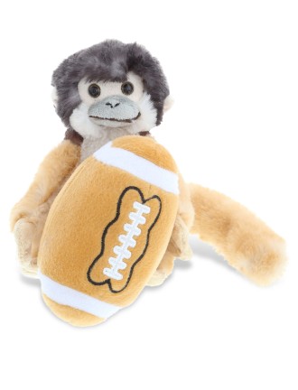 Cute monkey holding a...