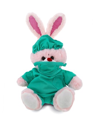 Medical rabbit plush doll