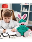 Medical rabbit plush doll