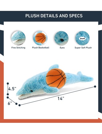 Basketball Dolphin Plush Toy
