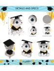 Graduation commemorative bachelor's gown and cute dog plush toy