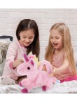 Dreamy pink unicorn plush handbag