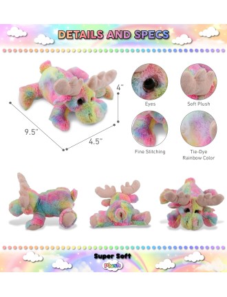 Rainbow Reindeer Plush