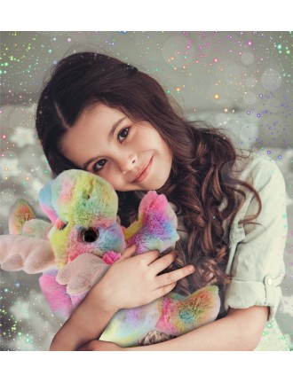 Rainbow Reindeer Plush