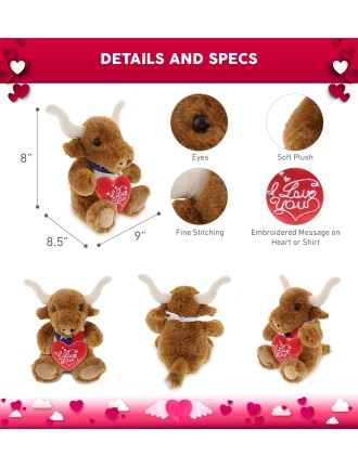 Love Longhorn Plush Doll