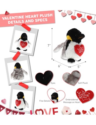Love Penguin Plush Toy