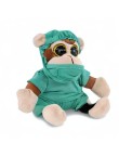 Surgical gown monkey plush doll
