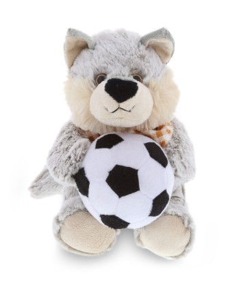 Football Cute Wolf Plush Doll