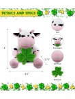 Lucky Clover Cow Plush Toy