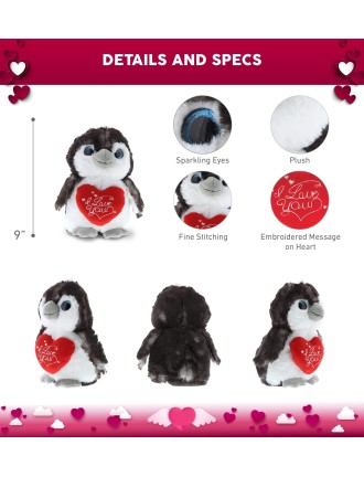 Love Penguin Plush Toy