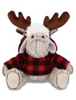 Plaid Elk Plush Doll