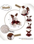 Plaid Elk Plush Doll