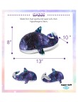Starry Sky Sequined Whale Plush Doll